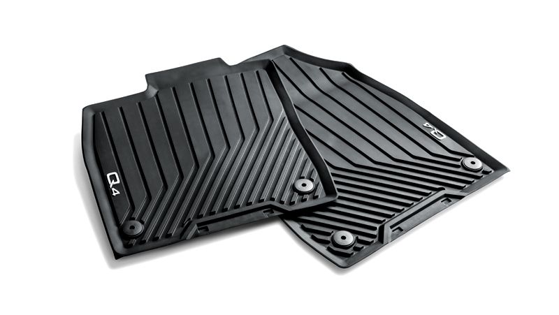 All-weather floor mats for front